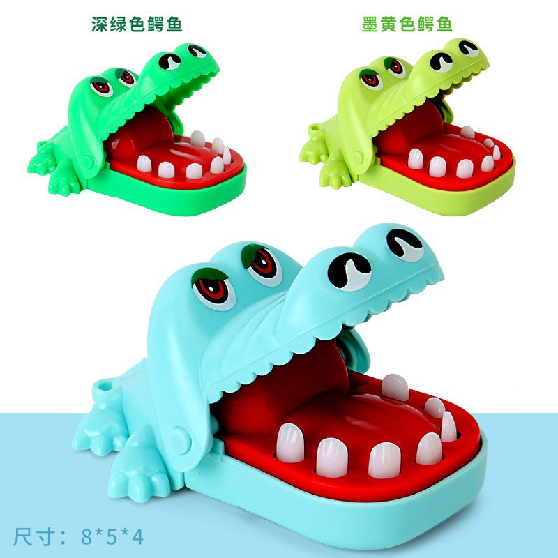 Picture of Stress-Reducing Hand-Biting Crocodile Toy Trick Electric Shark Creative Parent-Child Interactive Game Prank Props Wholesale