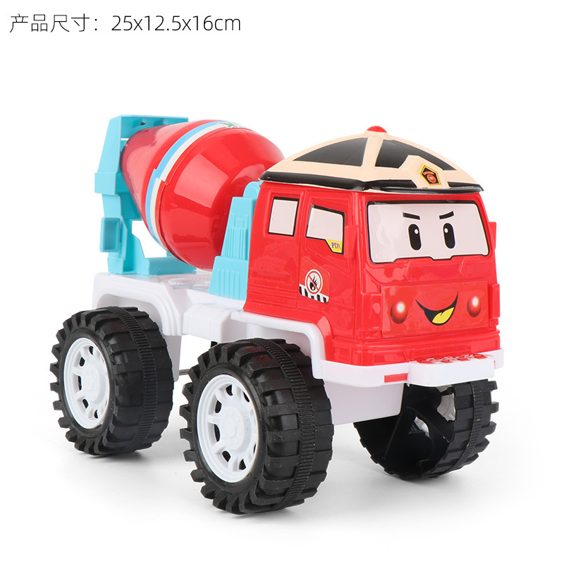 Picture of Children's large beach play inertia simulation engineering vehicle city engineering team excavator model boy toy