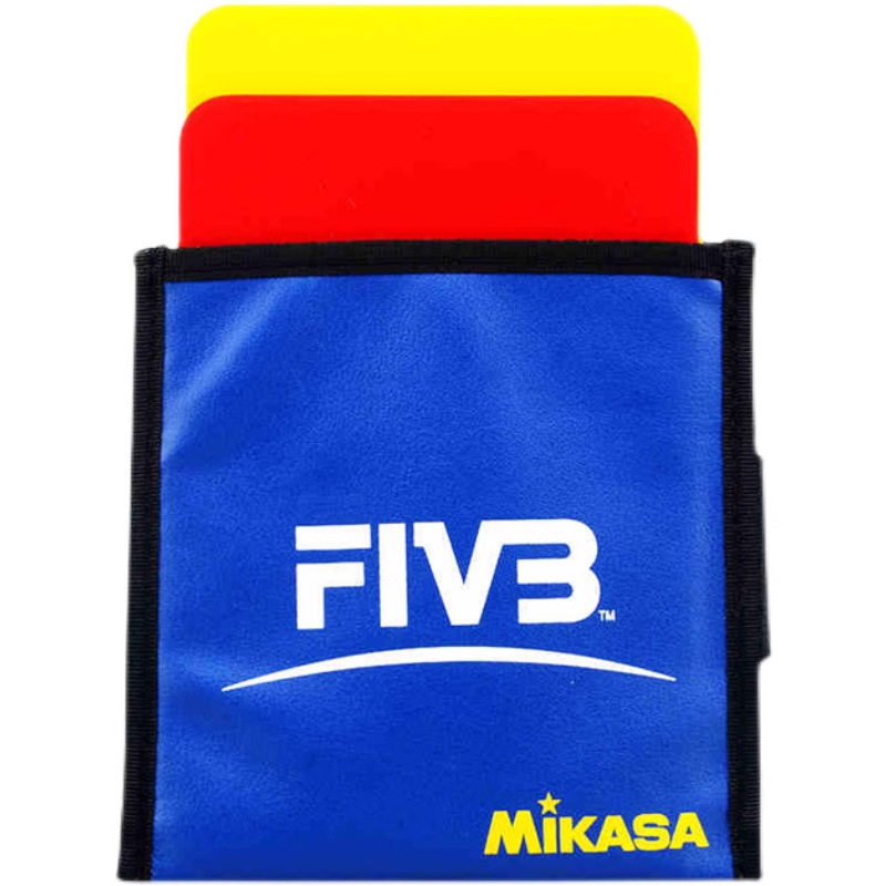 Picture of Mikasa Volleyball Red and Yellow Cards Fivb Volleyball Competition Special Referee Red and Yellow Cards