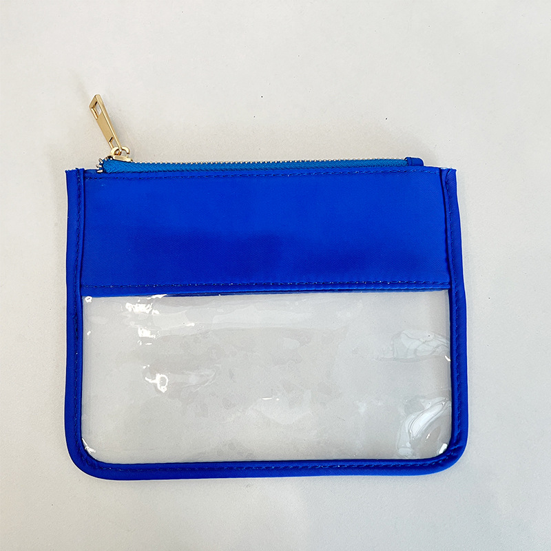 Picture of Simple PVC Transparent Shrunken Bag Waterproof Cosmetic Bag Beach Waterproof Mobile Phone Bag S/M Large Capacity Breathable Cosmetic Bag