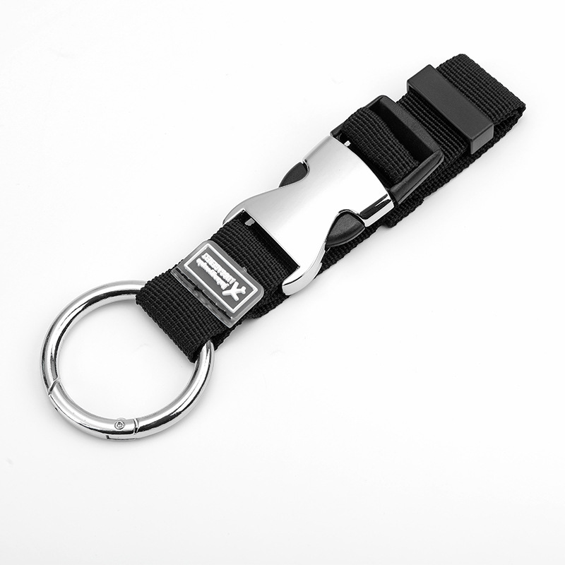 Picture of Luggage Buckle Safety Fixed Strap Backpack External Lanyard Packing Strap Suitcase Strap Metal Lanyard