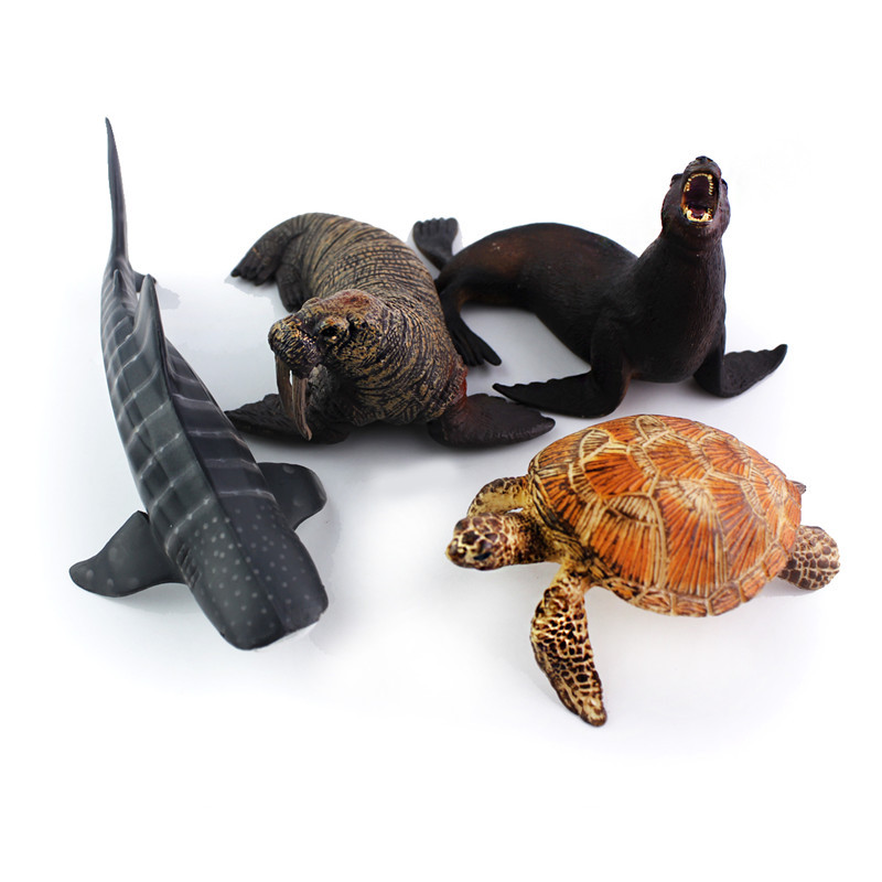 Picture of Plastic simulation solid marine animal toy dolphin whale great white shark model children's cognitive toys wholesale