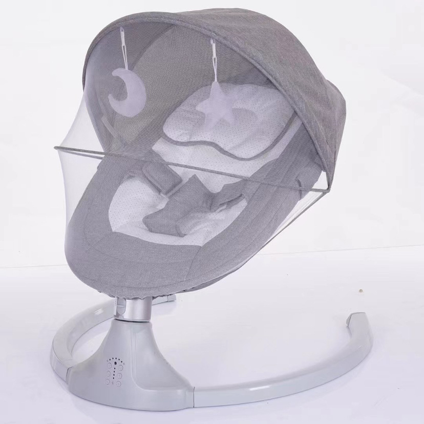 Picture of Baby electric rocking chair to coax baby to sleep artifact multifunctional rocking chair comfort chair intelligent cradle crib