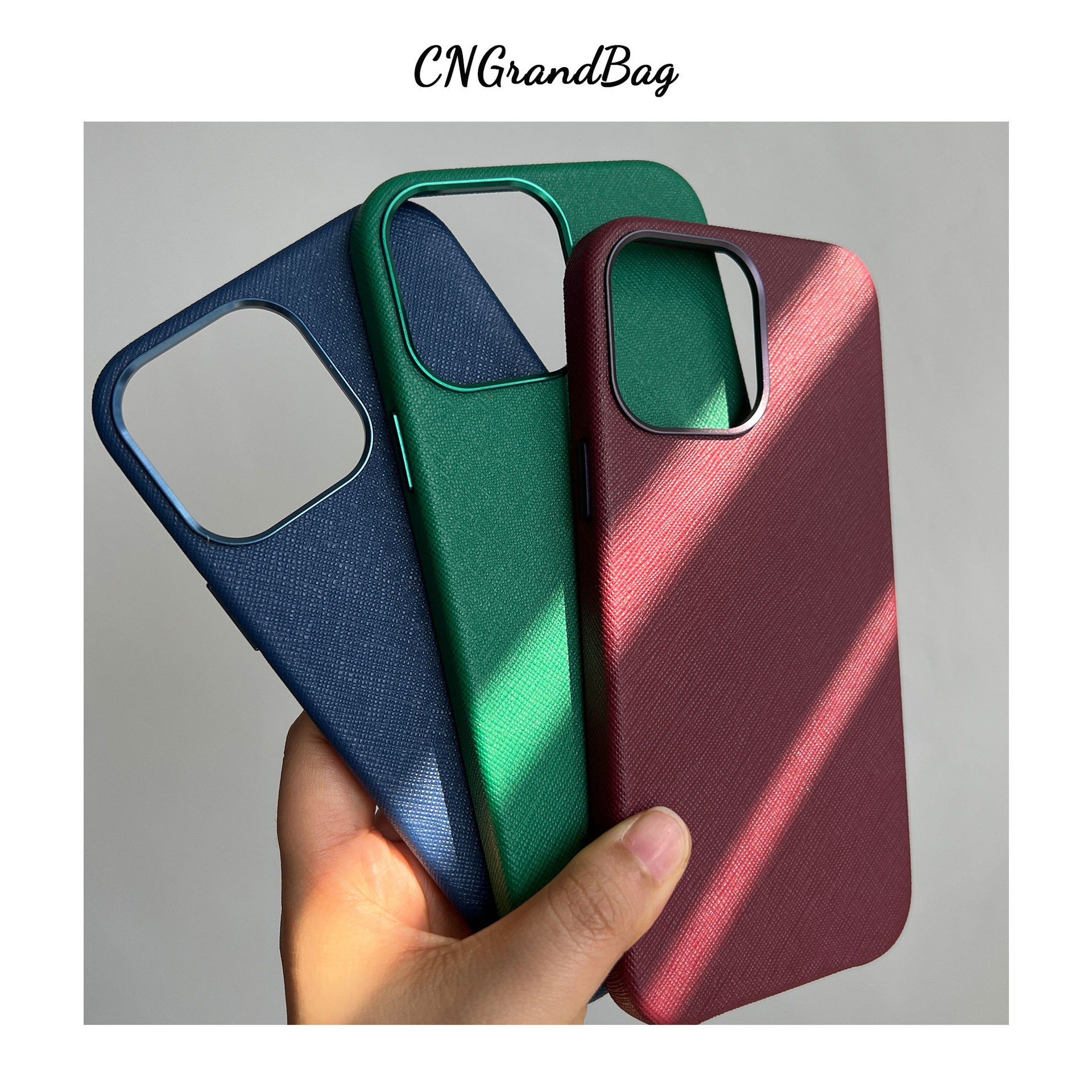 Picture of Gift suit leather Apple 12 13 14 15 phone case + earphone protective cover Airpods1/2/3/Pro