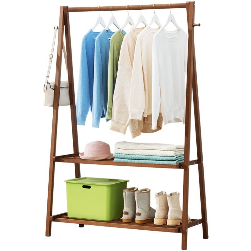 Coat Rack Floor Hanger Household Hanger Hanging Clothes Floor Rack Bedroom Vertical Simple Rack Hanger