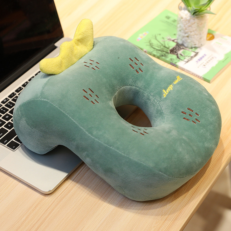 Picture of New breathable nap pillow small doll cute expression plush toy puppet pillow gift spot wholesale