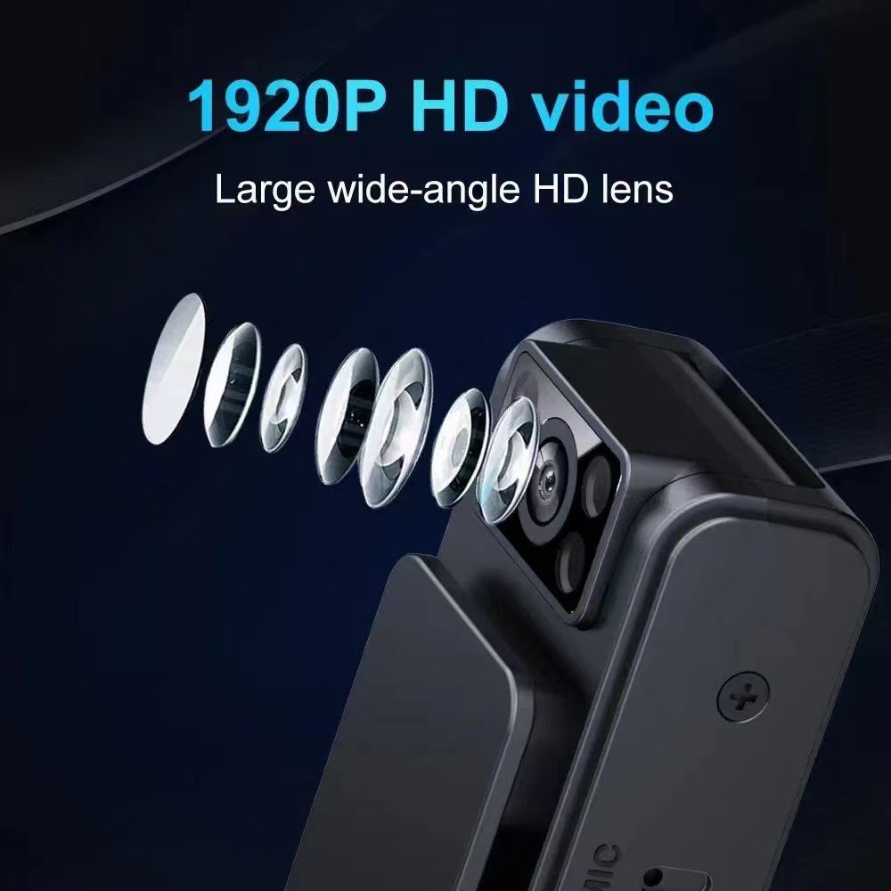 Foreign trade wifi motion camera handheld thumb camera HD night vision 1080P on-site law enforcement recorder