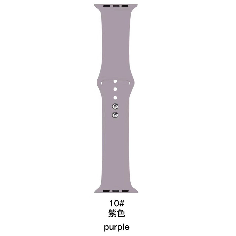 Picture of Suitable for Apple Watch Strap Apple Watch Silicone Strap Double Stud Kickback Strap Silicone Watch Strap
