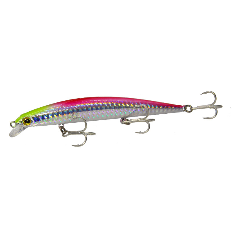 Picture of Riot Fishing King Luya Bait 11.5cm/11g Far Throwing Mino with Ring Beads Aojin Blood Slot Hook Hard Bait False Bait