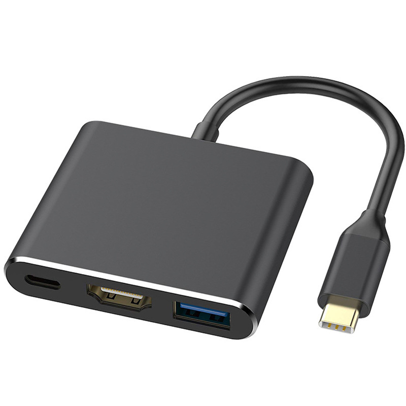 Picture of Chen is a type c to hdmi three-in-one usb3.1 docking station hub converter pd HD 4K cross-border exclusive