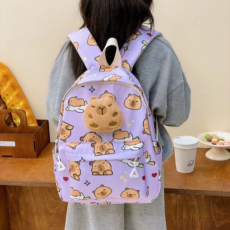 Picture of New Kapi Bala Children's Backpack Cute Cartoon Children's Backpack Kindergarten Junior Middle Class Boys and Girls Schoolbag
