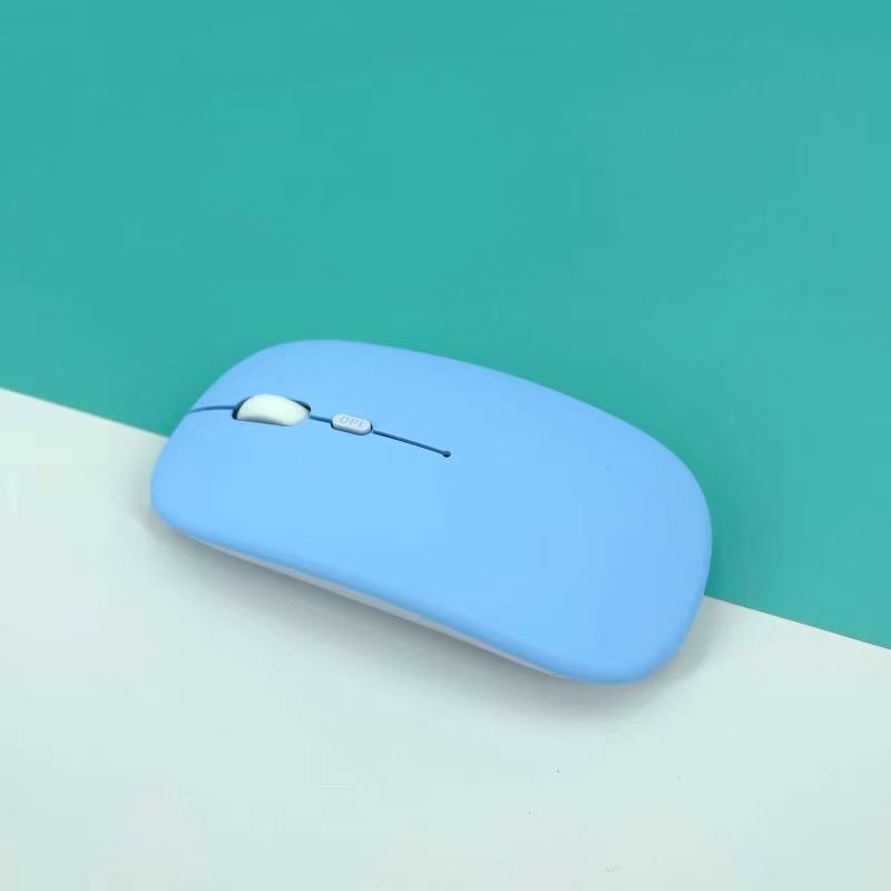 Picture of Student Party Wireless Charging Mouse Desktop Notebook USB Dormitory Silent Bluetooth Mouse Dual-Mode Mouse