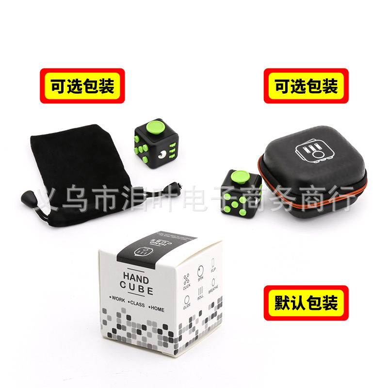 Picture of Cross-Border Decompression Rubik's Cube Infinite Magic Cube Finger Decompression Dice New and Unique Vent Toy Fidget Cube