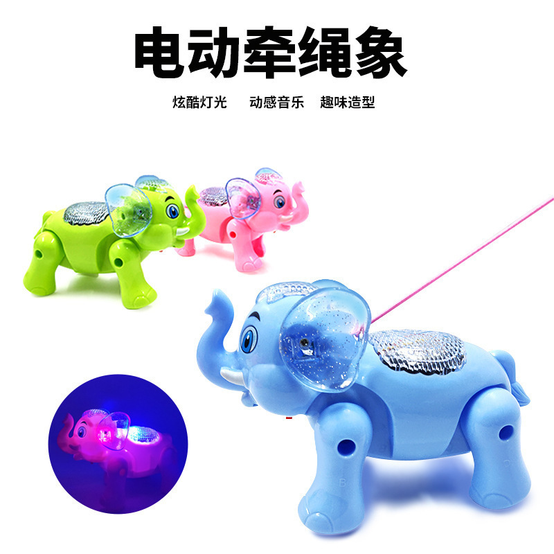 Picture of Electric Net red pig rope luminous Pig cartoon music rope pig night market stall children's toys wholesale