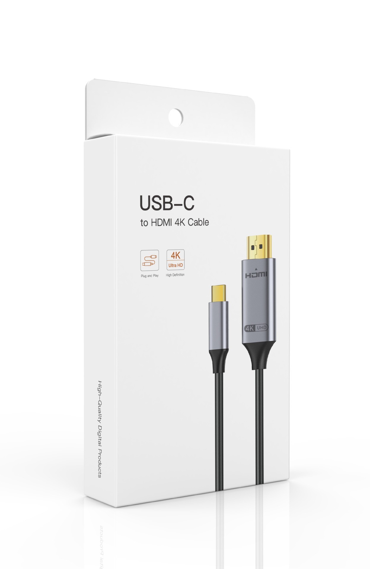 Picture of Cross-border type-c to hdmi conversion line 4K screen line usb-c mobile phone notebook TV 4k same screen line