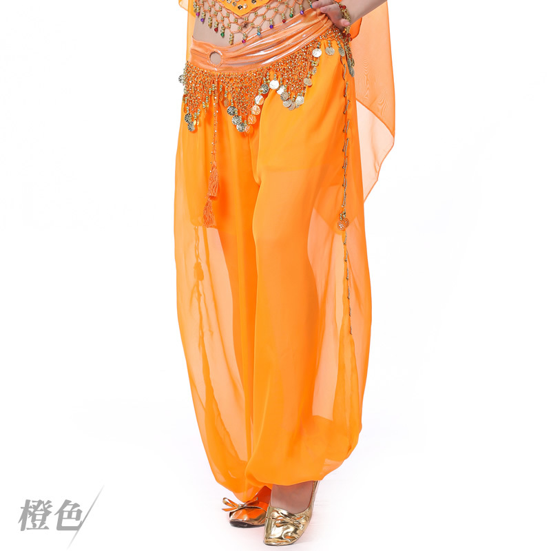 Picture of Dancer Ring Lanterns Belly Dance Performance Dance Pants Belly Dance Pants