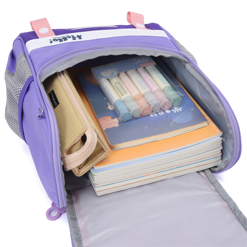 Picture of New children's bag small size cute cartoon boys and girls backpack kindergarten first grade primary school student schoolbag