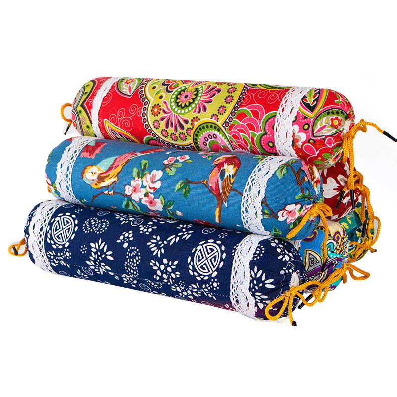 Picture of wormwood pillow wormwood pillow cylindrical pillow triangle pillow candy pillow moxibustion neck protection wormwood pillow home cervical pillow