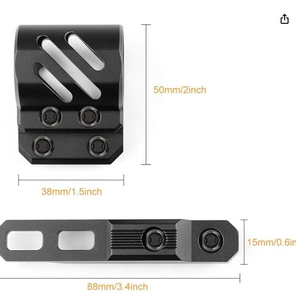 Picture of Cross-Border Supply Mlok Side Multi-Functional Clamp Mounting Bracket Tactical Outdoor Laser Flashlight Bracket Wholesale