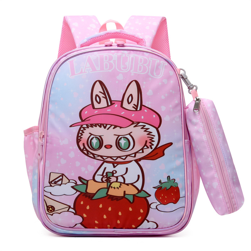 Picture of Cross-Border New Labu Student Schoolbag Cartoon Backpack K-Style Large Capacity Bubble Mart Kidsren's Backpack