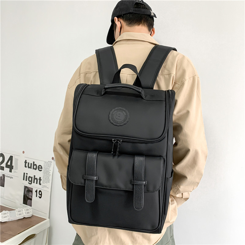 Schoolbag Middle School Trendy Brand Backpack Men's Fashion Trendy Junior High School Students High School Casual Large Capacity Travel Backpack