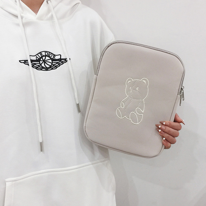 Picture of Inner Protective Sleeve Ins Fashion Fresh iPad Tablet Bag 13inch Student Computer Bag Crossbody Inner Sleeve Bag