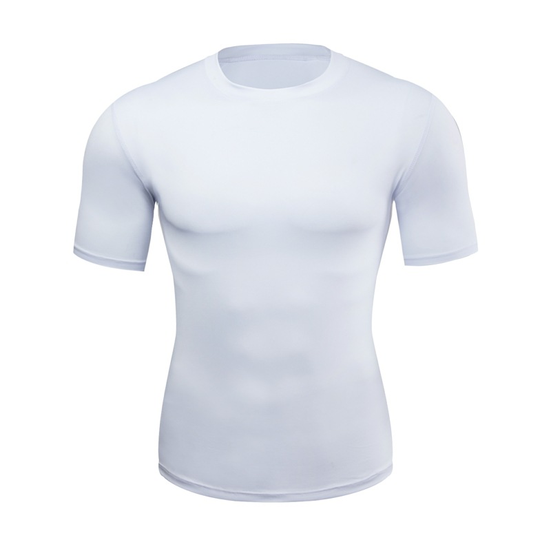 Picture of Outdoor tights men's sports top training suit quick-drying T-shirt breathable basketball fitness compression short-sleeved training suit