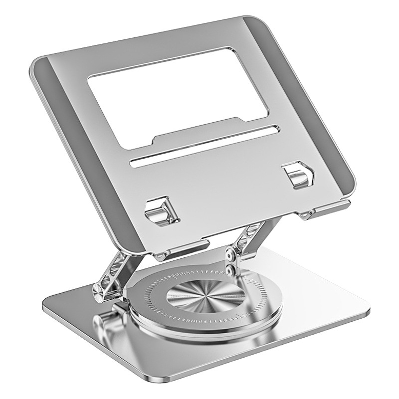 Cross-border rotating aluminum alloy computer bracket folding adjustable lifting Notebook support frame heat dissipation elevated shelf