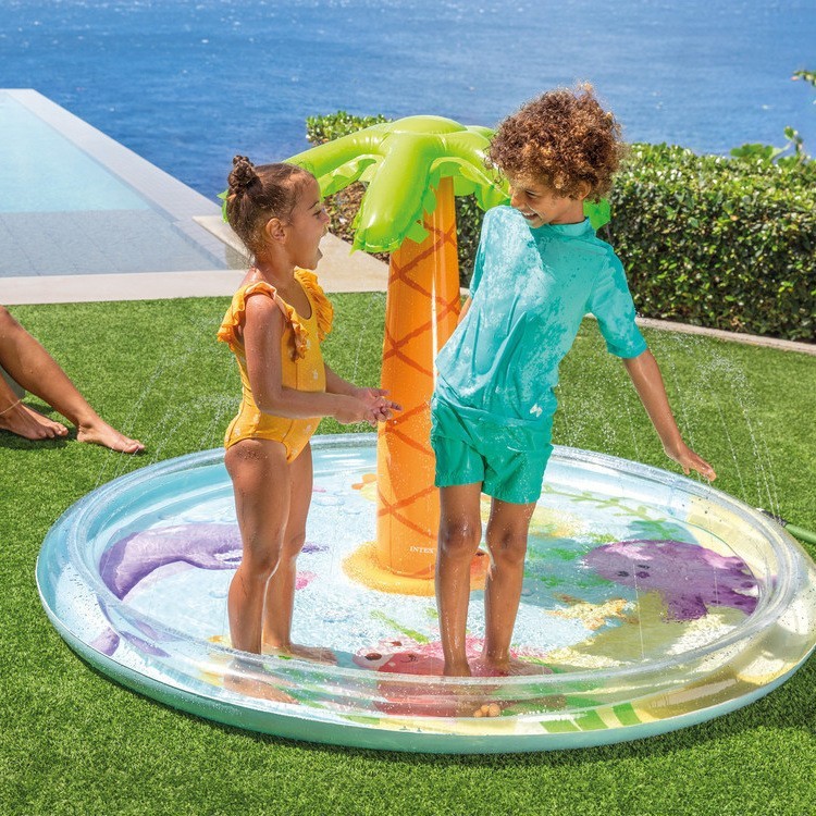 Picture of Intex Inflatable Kidsren's Slide Paddling Pool Outdoor Swimming Pool Slide Water Spray Indoor Pvc Wholesale Dropshipping