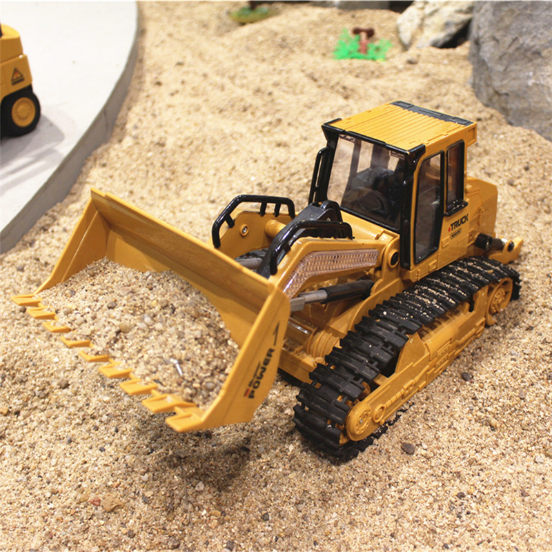Picture of Cross-border children's toy car model 2.4g remote control bulldozer excavator electric engineering car wholesale