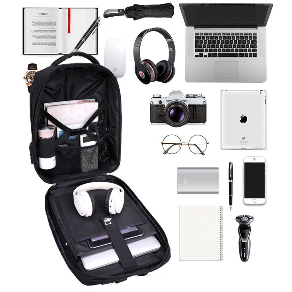 Picture of New fashion backpack large capacity hard shell compression motorcycle backpack trend e-sports 17 inch large capacity computer bag