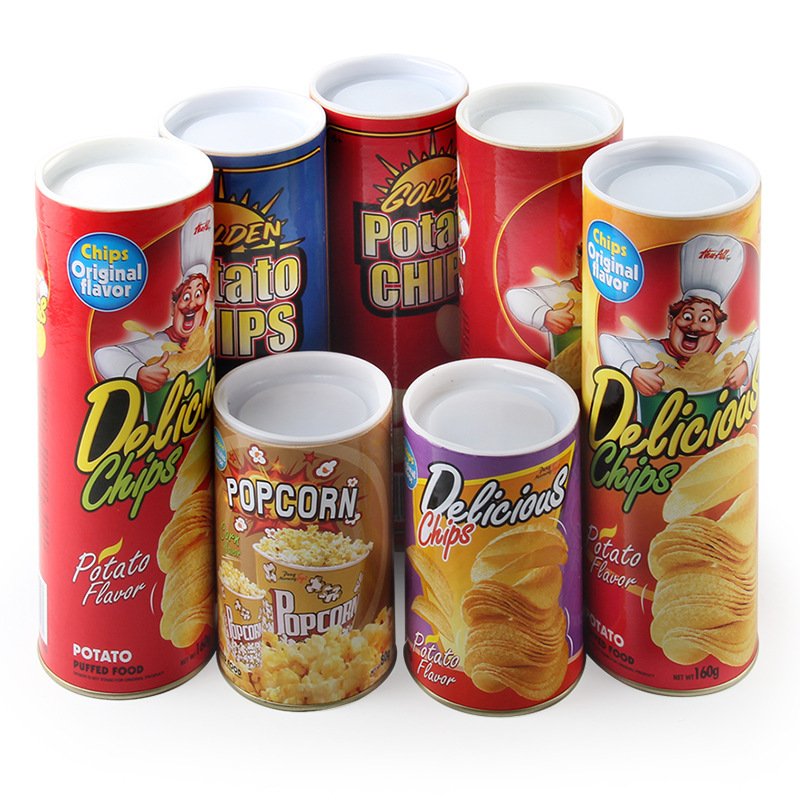 Picture of Potato chips bouncing snake April Fool's Day gift spoof startled potato chips snake toy funny gift toy simulation snake