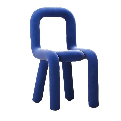 Picture of Unique Dining Chair Creative Comfortable Coffee Shop Studio Styling Manicure Stool Internet Celebrity Chair with Backrest Internet Celebrity Model