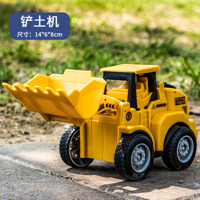 Picture of Children's toys press sliding back force engineering vehicle excavator plastic bulldozer children's toys gifts wholesale