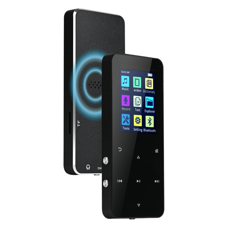 Metal mp3 Walkman built-in 8g student version touch Bluetooth mp4 music player recording outdoor reading novel