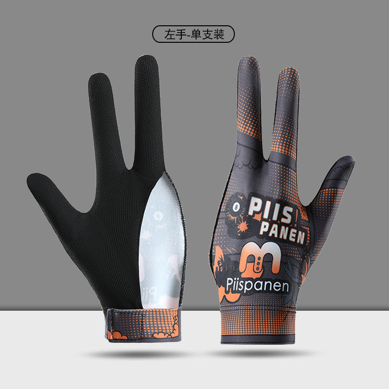 Picture of Billiards Gloves Professional Snooker Men's Three-Finger Full-Finger Ice Silk Breathable Non-Slip Left-Hand Single Pool Gloves Women
