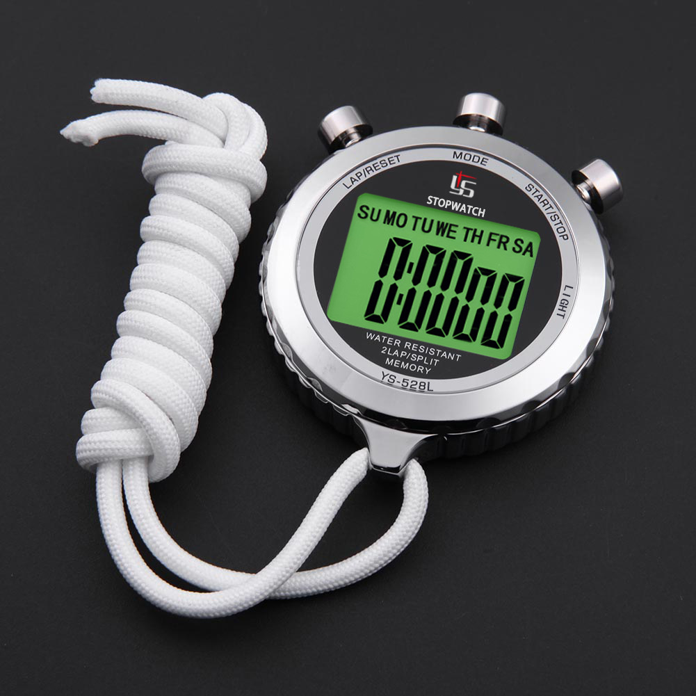 Picture of Yisheng single-row stopwatch timer running track and field training fitness sports with luminous countdown can be turned off and mute