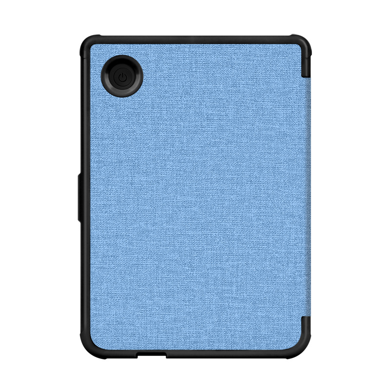 Picture of Applicable to 2022Kobo Clara2E e-book protective cover linen pattern handheld TPU leather case compatible with Tolino
