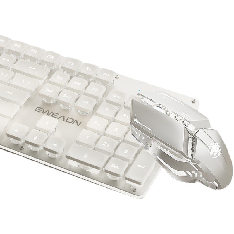 Forerunner GX710 mute keyboard and mouse mechanical feel wired computer notebook girls office high color value