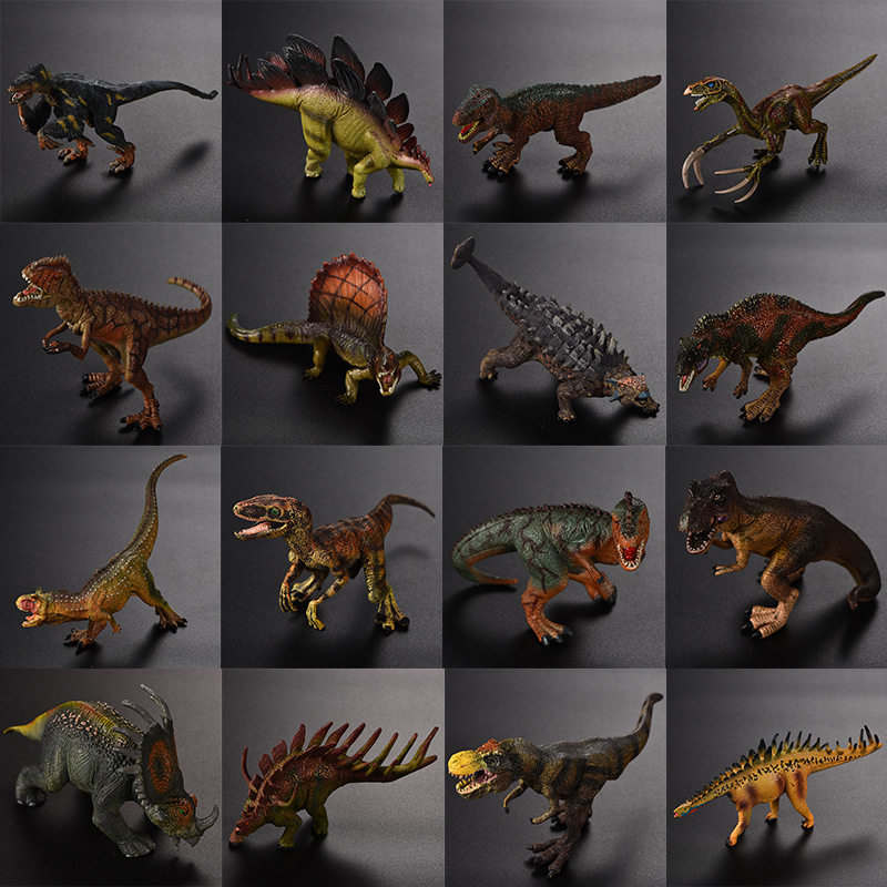 New simulation Jurassic solid dinosaur model toy dinosaur kingdom dinosaur suit stall hot selling model