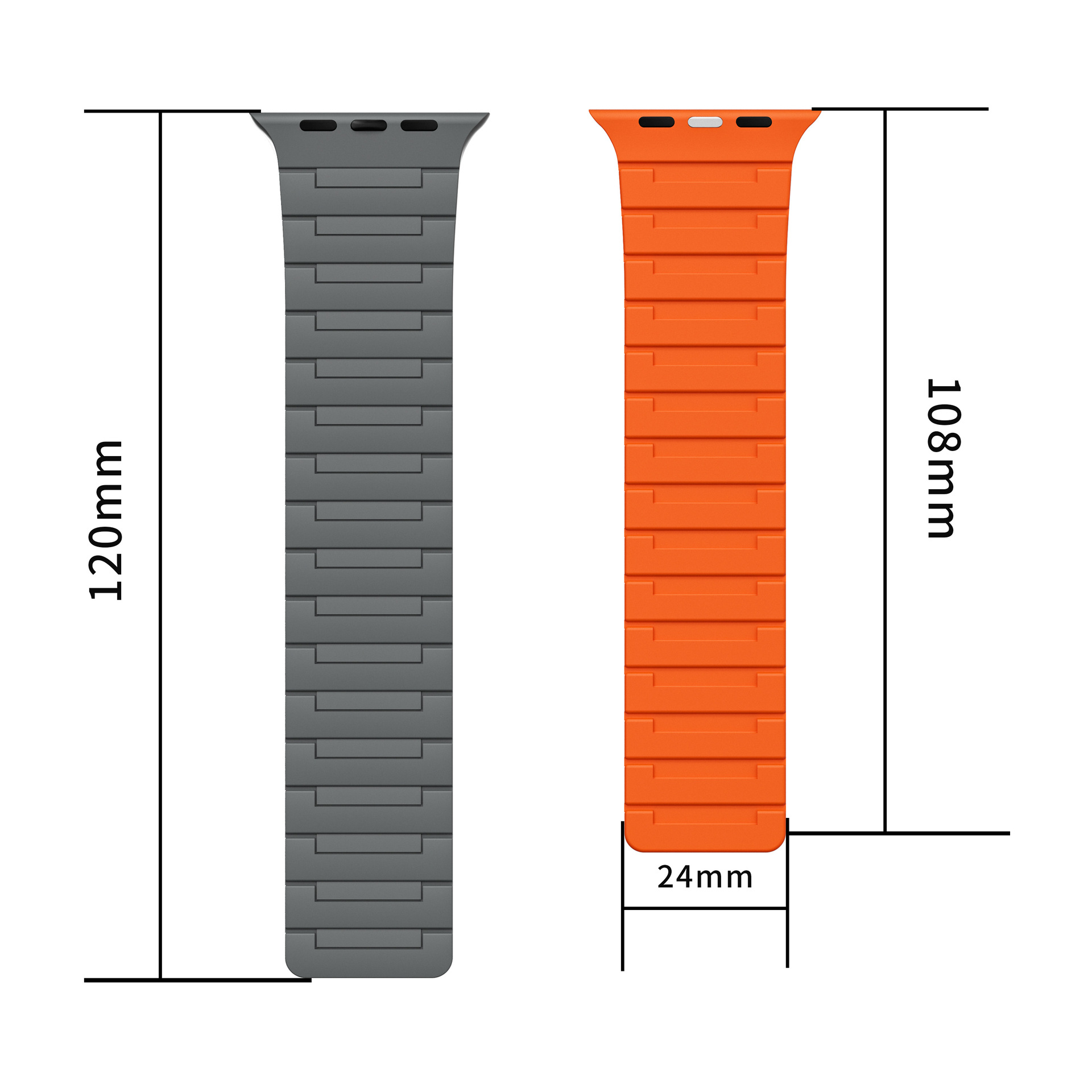 Picture of Suitable for Apple Watch Magnetic Silicone Strap Appleiwatchs1-10 Generation Magnetic Loop Strap Baigey