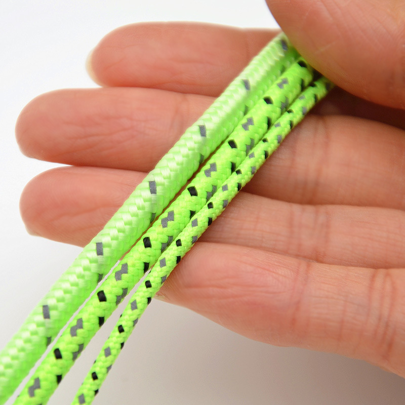 Picture of Outdoor camping tent reflective rope 2.5mm fixed drawstring Sky Screen nail windproof rope storage rope 50m