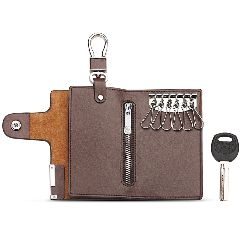 Picture of King Paul's new fashion men's key bag trend casual Joker cowhide key bag men's a generation of hair