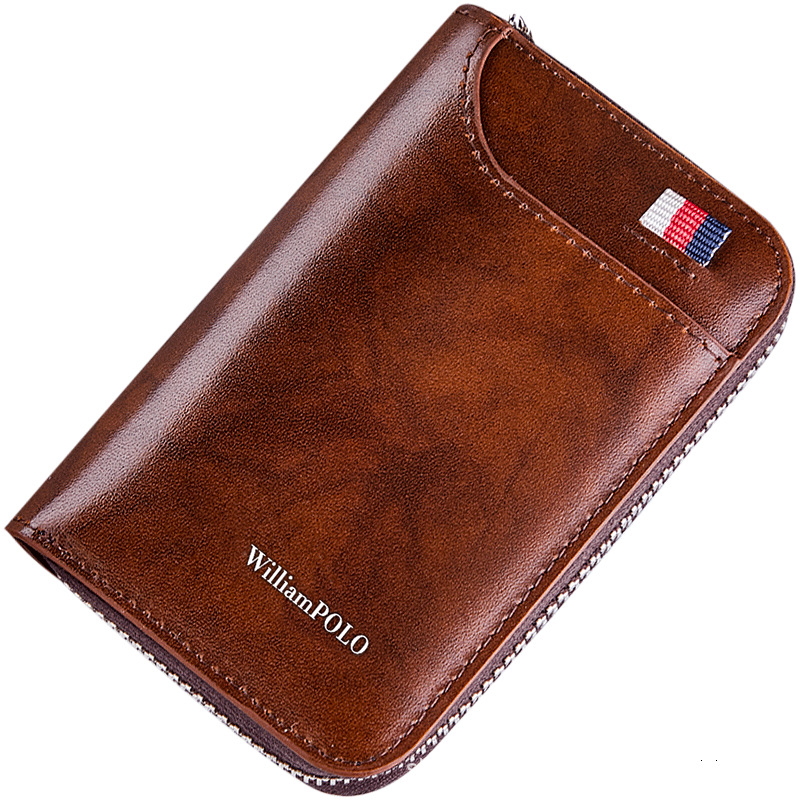 Picture of Emperor Paul Men's Genuine Leather Wallet 2020 New First Layer Cowhide Multi-Card Slot Card Holder Business Men's Clutch