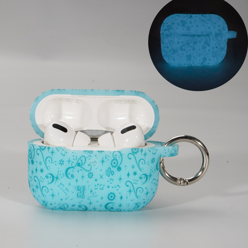 Picture of New applicable airpods protective case for apple 3 generation luminous earphone case airpods pro2 earphone protective case