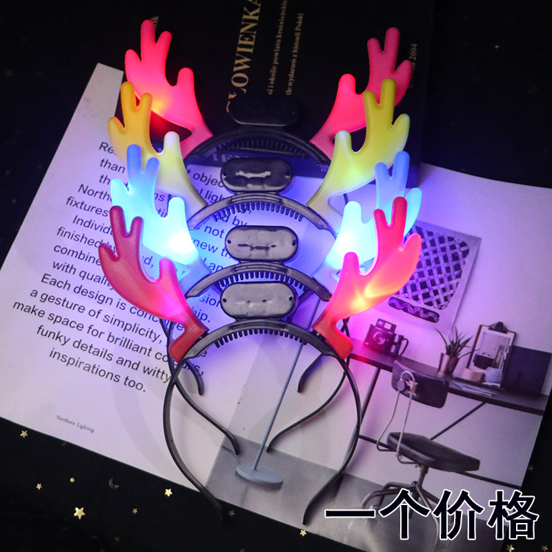 Picture of Glowing Headband, Horn, Deer Antler, Concert, Children's Gift, Popular Hot-Selling Manufacturer Direct Sales Wholesale