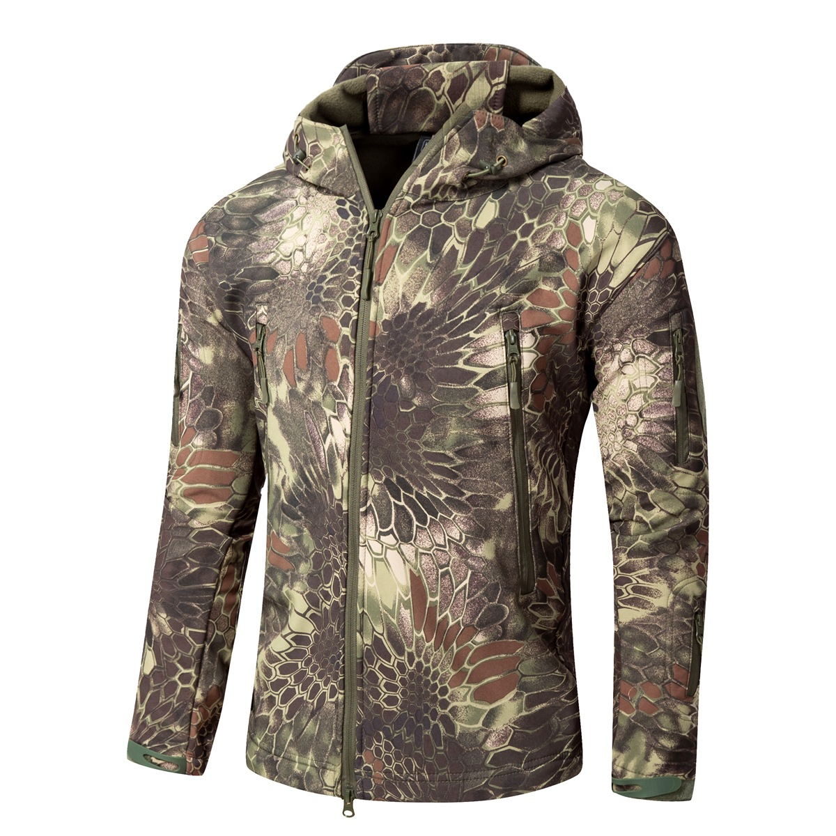 Picture of Shark skin soft shell assault coat size tactical military fans windproof warm outdoor mountaineering suit a generation of hair