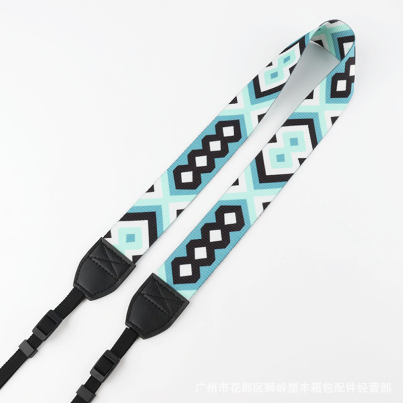 Picture of SLR Camera Shoulder Strap Camera Strap Waterproof Shock Absorbing Decompression 3.8cm Ethnic Jacquard Camera Strap