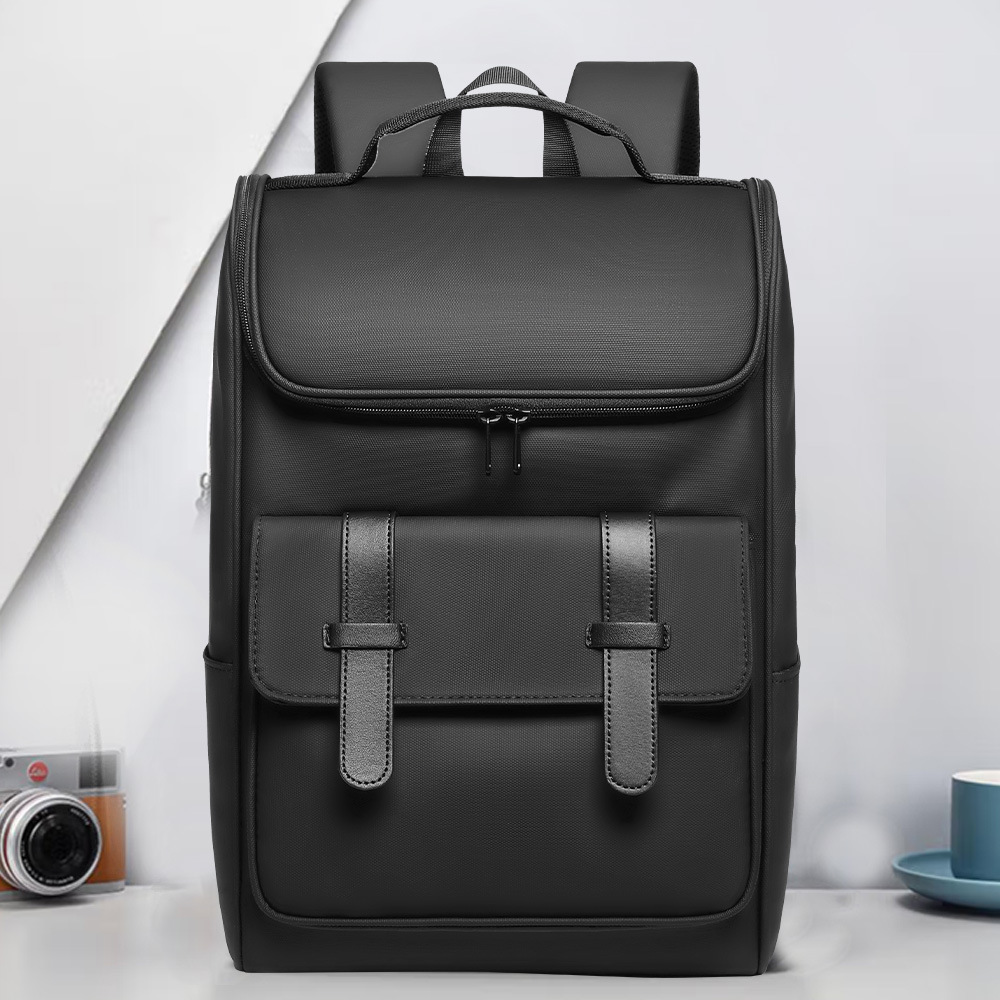 Picture of Cross-Border Trendy Backpack Men's Fashion Casual Student School Bag Multi-Functional Waterproof Computer Backpack Wholesale Customization