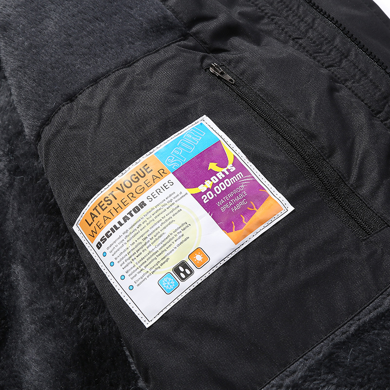 Picture of 2025 Amazon Outdoor Couple Jacket Large Size Velvet Thickened Windproof Mountaineering Cycling Warm Cotton Jacket